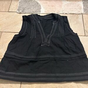 Black Sleeveless Top